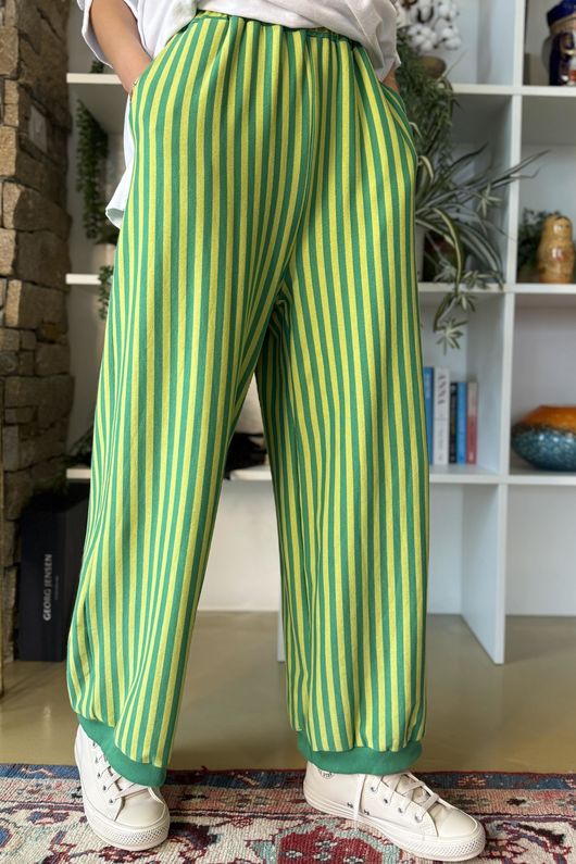 Sunday Morning Demi Bloom Pant Lime / Emerald